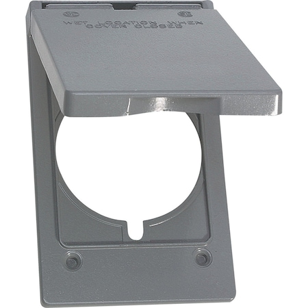 Southwire Single Gang 30A/50A Gray Vertical Weatherproof Cover WCV12.125-UPC
