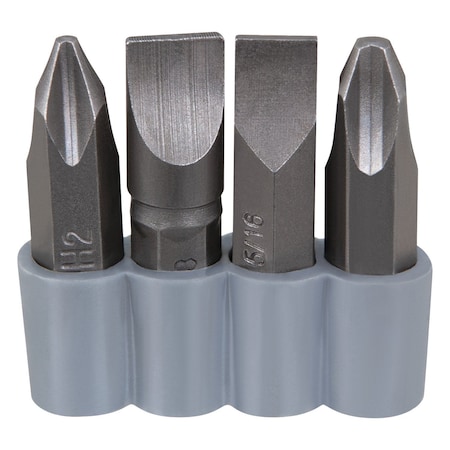 Perform Tool Screw Bit Use With Performance Tool W2500P Impact Driver; Slotted/ Phillips Point; 36 mm Length W2500-36MM