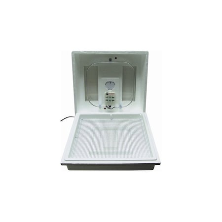 Farm Innovators Still Air 4 Dozen-Egg Capacity 40W Incubator White 2100