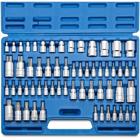 Neiko Torx Bit Socket and External Torx Socket Set, S2 and CrV Steel 10083A