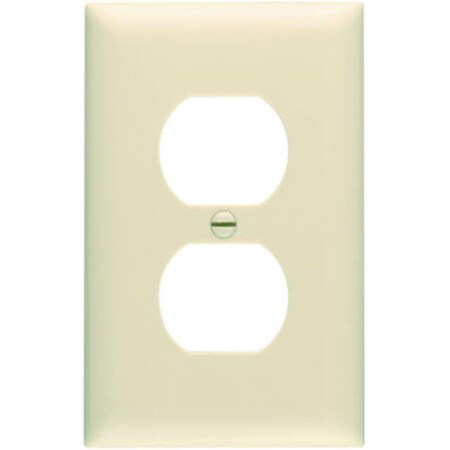 Nextgen TP8ICP10 Duplex Wall Plate, 1 Gang, Ivory, 10PK NE569157