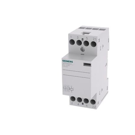 Siemens INSTA contactor with 3 NO contacts and 1 NC Contact for 230 V AC 400 V 25 A 5TT5831-0
