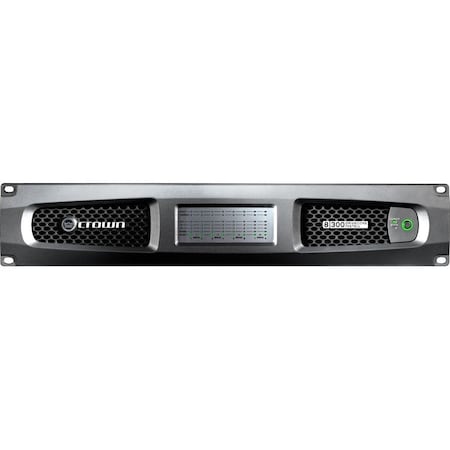 Harman Professional Solutions Crown DriveCore Install 8, 300 Amplifier - 2400 W RMS - 8 Channel - 20 Hz to 20 kHz - 1400 W DCI8X300UUSFX