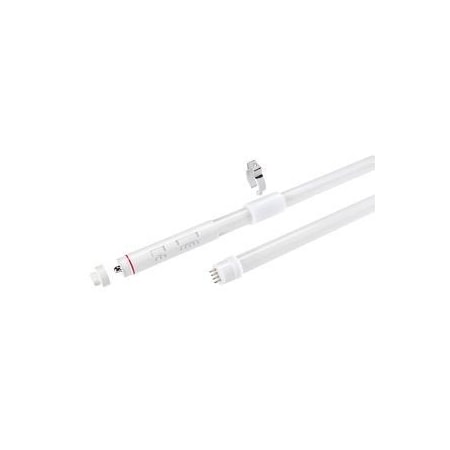 Keystone 40W LED T8 Lamp, 8ft Long, 2-Piece Glass Construction, 5CCT Selectable (30/35/40/50/6500K), 3 Power KT-LED40PST8-D48G-8CSJ-D2