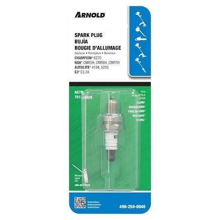Arnold SPARK PLUG NICKEL SMALL ENGINE 490-250-0040