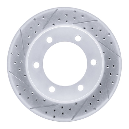Dynamic Friction Co DFC Geoperformance Rotor - Drilled and Slotted 830-76121L