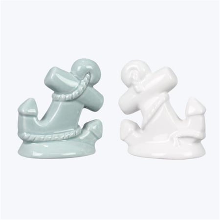 Youngs 3.15 in. Lake Cabin Ceramic Salt & Pepper Shakers, 2 Piece Per Set 21948