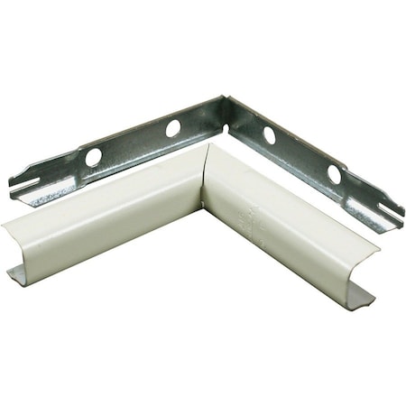 Legrand Internal Elbow Raceway, 500 Series, 1 Channel, 3/4 in W, 0.53 in H, 3-1/4 in L, Ivory V517