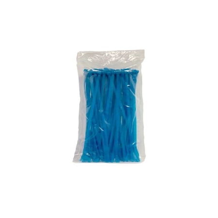 Panduit ETFE Tefzel Cable Zip Ties, 11 in L, 3 in Max Bundle Dia., Aqua, 120 lbs Strength, 50 PK TF11-120