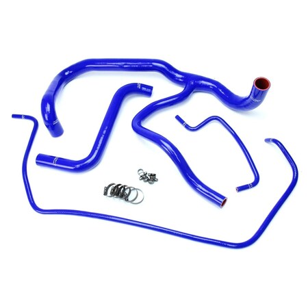 Hps Performance High Temp Reinforced Silicone Radiator Coolant Hose Kit, Blue,  57-1594R-BLUE