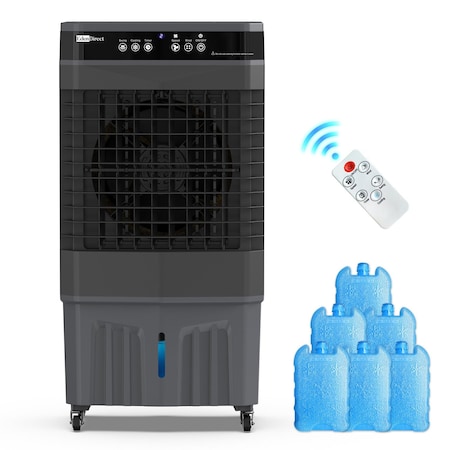Edendirect 2800 Air Volume CFM 3 of Speed Settings Portable Evaporative/Swamp Cooler for 750 sq. ft. ZRZHL-6500R