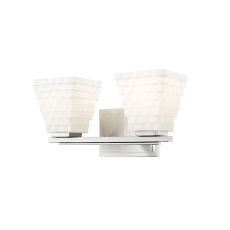 Z-Lite 2 Light Vanity in Brushed Nickel 7514-2V-BN