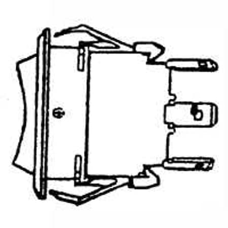 Us Hardware Bilge Pump Switch, 3-Way, For: Pump That Draws 10 A or Less M-146C