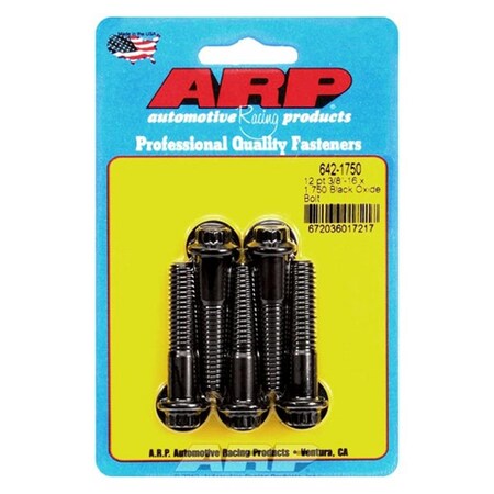 Arp 642-1750 0.37-16 x 1.75 in. 12 Point Bolt Kit - Set of 5, 5PK ARP642-1750