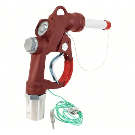 Husky Fuel Nozzle, Red, 7 in Aluminum Spout 13739219N