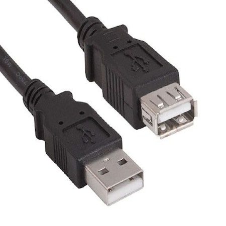 Sanoxy 6ft USB 2.0 A Male to A Female Extension Cable, Black SNX-CBL-LDRU-2101-1206