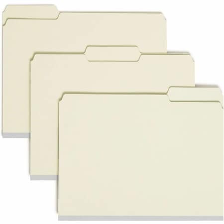 Smead Top-Tab Folder, 2 Fasteners, 2" Exp, Letter, 25/BX, Gray Green PK SMD14934