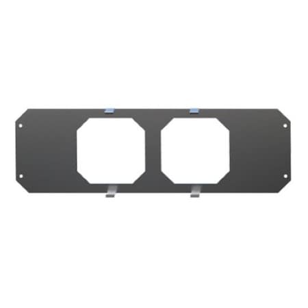 Sti Firestop STI EZ Path Smoke and Acoustical Pathway, Two Gang Plate Kit Plates Only NEZP233