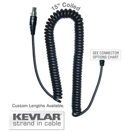 Klein Electronics High Noise Headset Cable with Motorola M1 Connector KCORD-M1