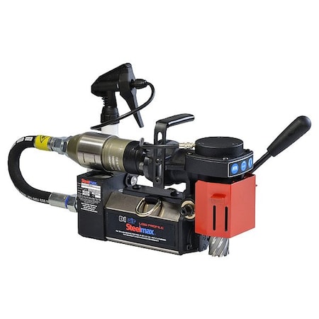 Steelmax AirMagDrill, 240RPM, 50cfm, 3/4", Weldon SM-D1 AIR ATX