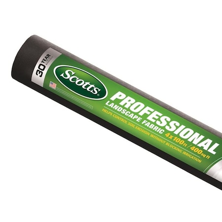 Scotts Professional 4 ft. W X 100 ft. L Polypropylene Landscape Fabric 46645