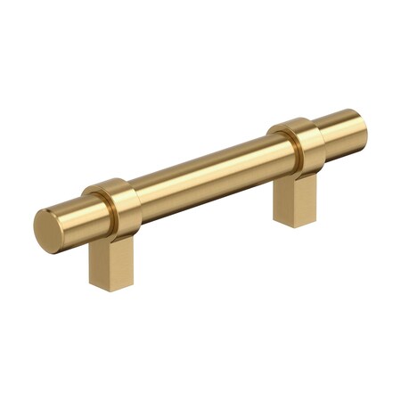 Amerock Central 3 inch (76mm) Center-to-Center Champagne Bronze Cabinet Pull, 10PK 10VMP37160CZ