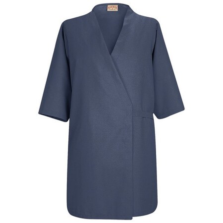 Bulwark COLLARLESS BUTCHER WRAP-NAVY SZ 4XL WP18NV RG 4XL