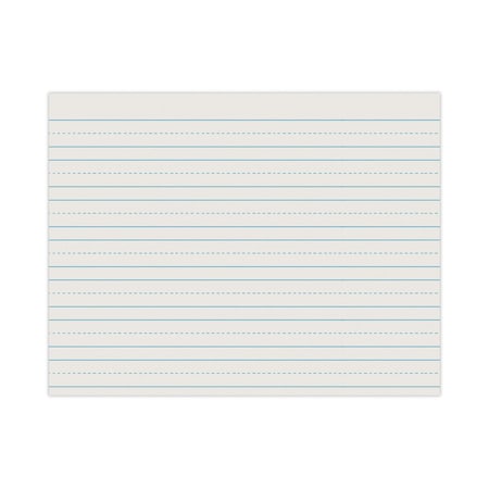 Pacon Newsprint Paper, Skip-A-Line, White, PK500 2635