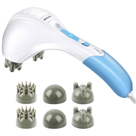 Fresh Fab Finds Handheld Percussion Massager - Double Head, Full Body Relaxation FFF-GPCT1128