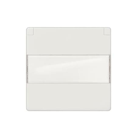 Siemens DELTA i-system titanium white Cover plate with spring flap 55x 55 mm, with label 5UH1081