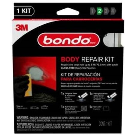 Bondo Body Repair Kit Can, Liquid, Pungent Styrene, Slight Ester 310
