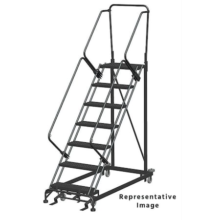 Ballymore Stairway Slope Roll Ladder, Steel, 70 in.H HDS-7-R