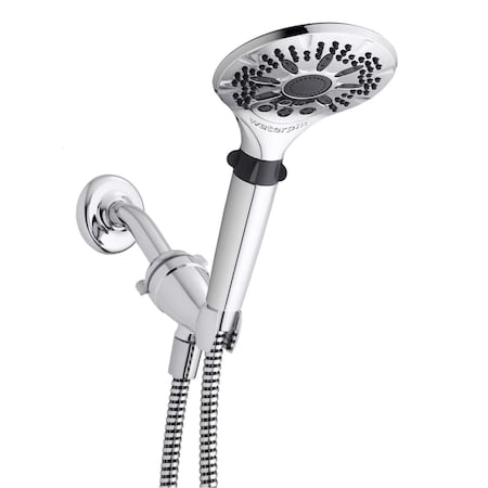 Waterpik Waterpik PowerSpray Plus Chrome 5 settings Handheld Showerhead 1.8 gpm QBS-563MEB