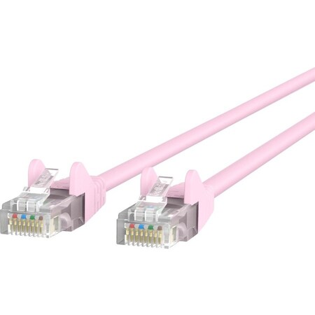 Belkin CBL, CAT6, UTP, RJ45M/M, 02 , PNK, SNGL A3L980-02-PNK-S