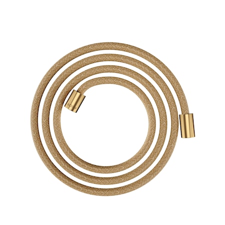 Axor Shower Solutions Textile Hose with Cylindrical Nut, 79" in Brushed Gold Optic 28291250