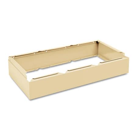 Paperperfect Three Wide Closed Locker Base  36w x 18d x 6h  Sand PA195385