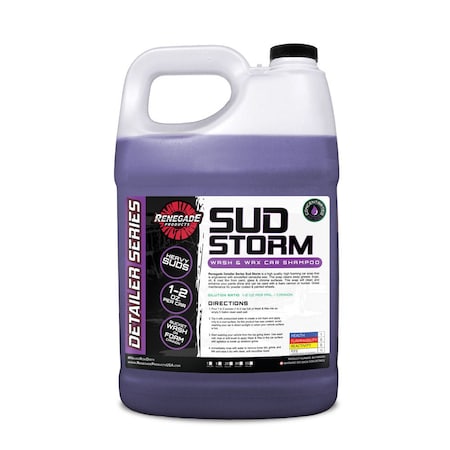 Renegade Products Usa Sud Storm Wash, Wax, & Shampoo 1 Gallon LFGBS201G01
