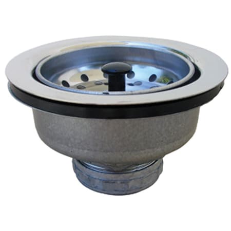 Westlake Pipe & Fittings 3-1/2'' Chrome EZ Cup Basket Strainer Assembly 03-1041