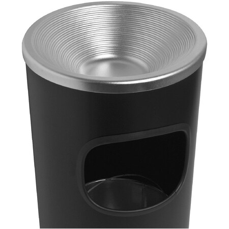 Genuine Joe Fire-Safe Ashtray Receptacle - 3-Gallon - Black - 1 Each GJO58884