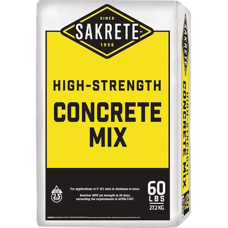 Sakrete 60 Lb. High-Strength Concrete Mix 65200940