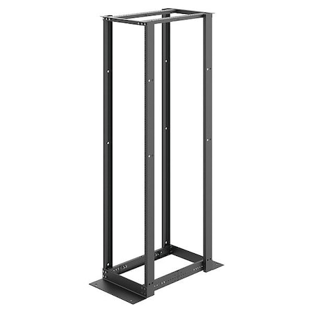 Nvent Hoffman Rack, Frame, Aluminum, Black E4DR19FM45U