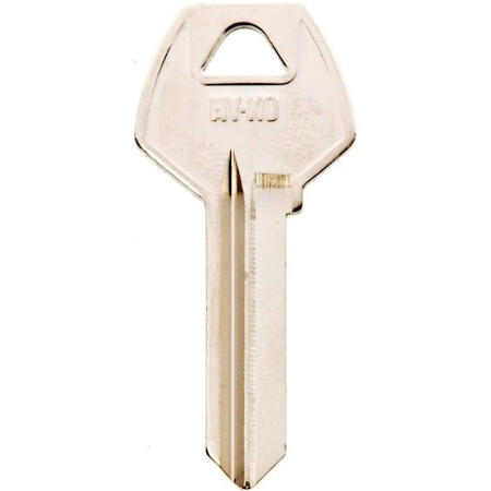 Hy-Ko Key Blank, Brass, Nickel, For: Corbin Russwin Cabinet, House Locks and Padlocks 11010CO89