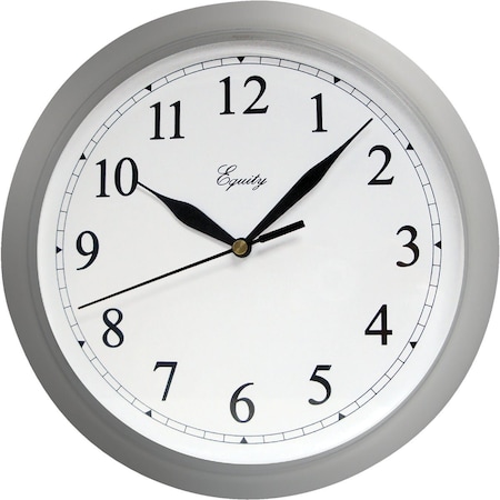 La Crosse Technology Equity Silver Quartz Wall Clock 25206