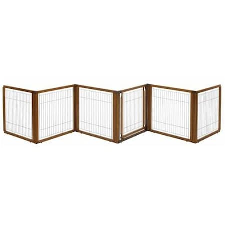Petpalace 6 Panel Convertible Elite Pet Gate - Autumn Matte PE69568