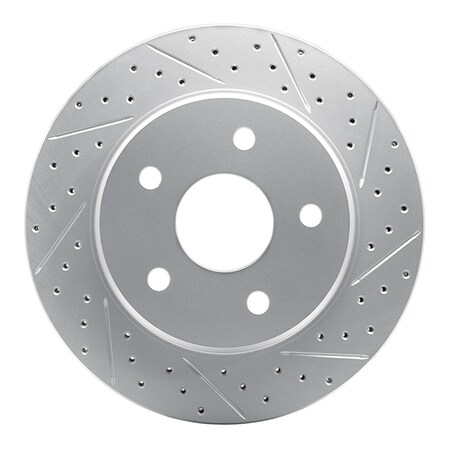 Dynamic Friction Co DFC Geoperformance Rotor - Drilled and Slotted 830-40094R