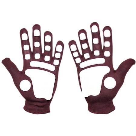 Moment-In-Time Clap-Enhancing Gloves  Maroon - Youth MO293869