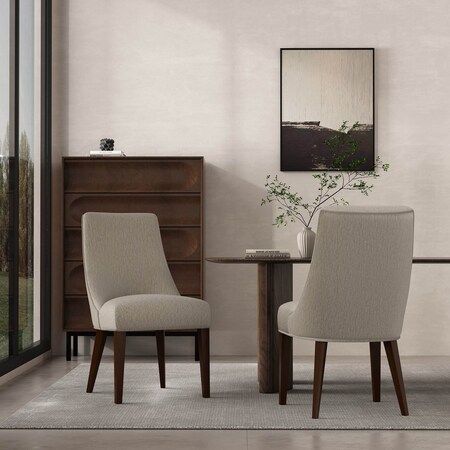 Manhattan Comfort Beever Dining Chair in Taupe - Set of 2 DC103-TP