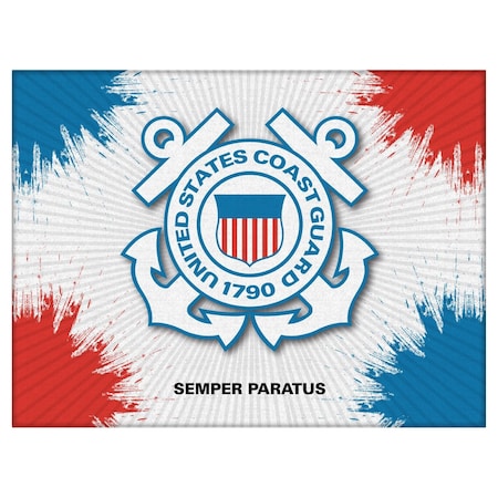 Holland Bar Stool Co United States Coast Guard 15"x20" Canvas Wall Art LCnvs1520CstGrd