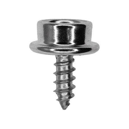 Auveco Stainless Steel Screw Stud Fastener #8 x 3/8in, 50PK 14833