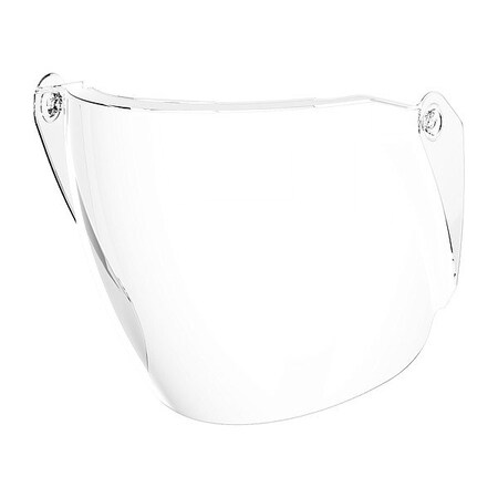 Hexarmor Face Shield Visor, Clear Visor, 8 in Height, Not Applicable Suspension 17-27003